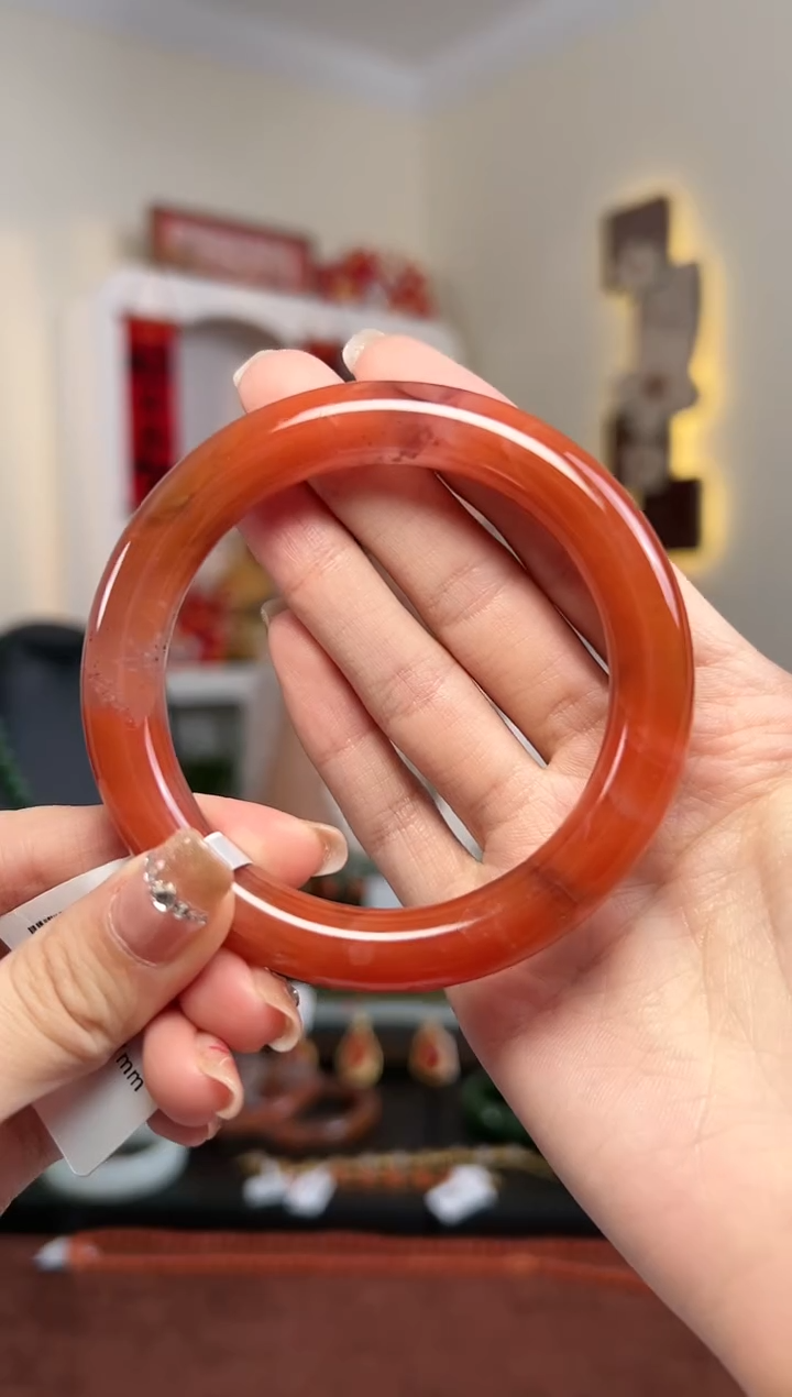 【闪购商品】南红玛瑙手镯未镶嵌S3- 57mm 