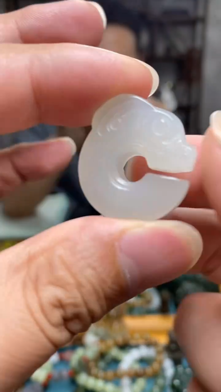 和田玉未镶嵌颈饰112