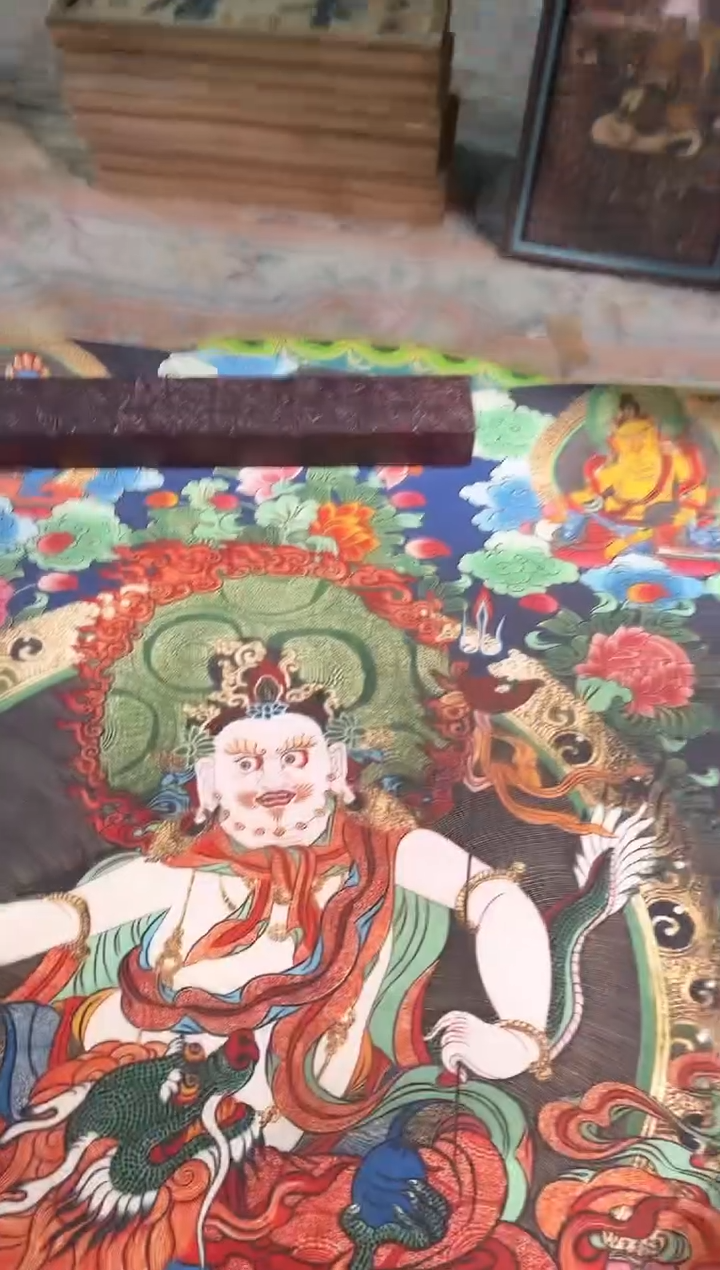 卷轴画卷轴画旭旭的唐卡