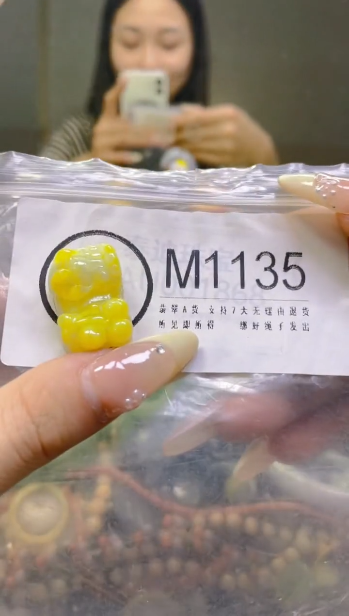 翡翠未镶嵌颈饰/M/翡翠A货一图一物