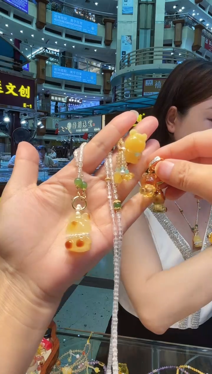 琥珀套链未镶嵌【多样性发一】