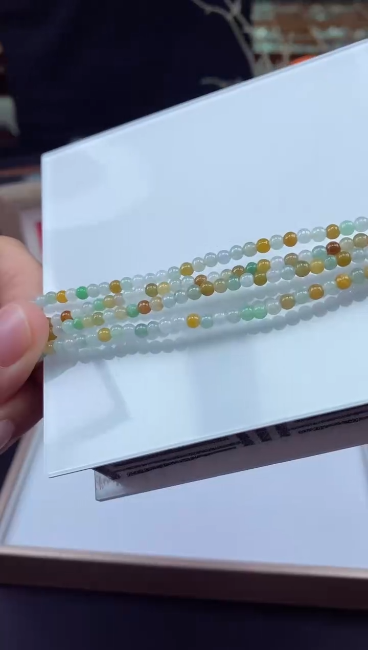 项链未镶嵌翡翠项链多样性发其一@@CMT