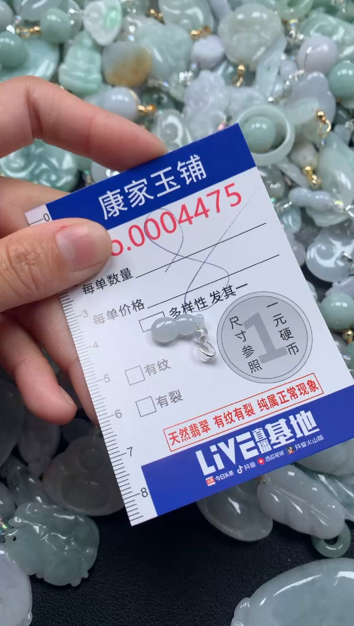 颈饰未镶嵌翡翠4475