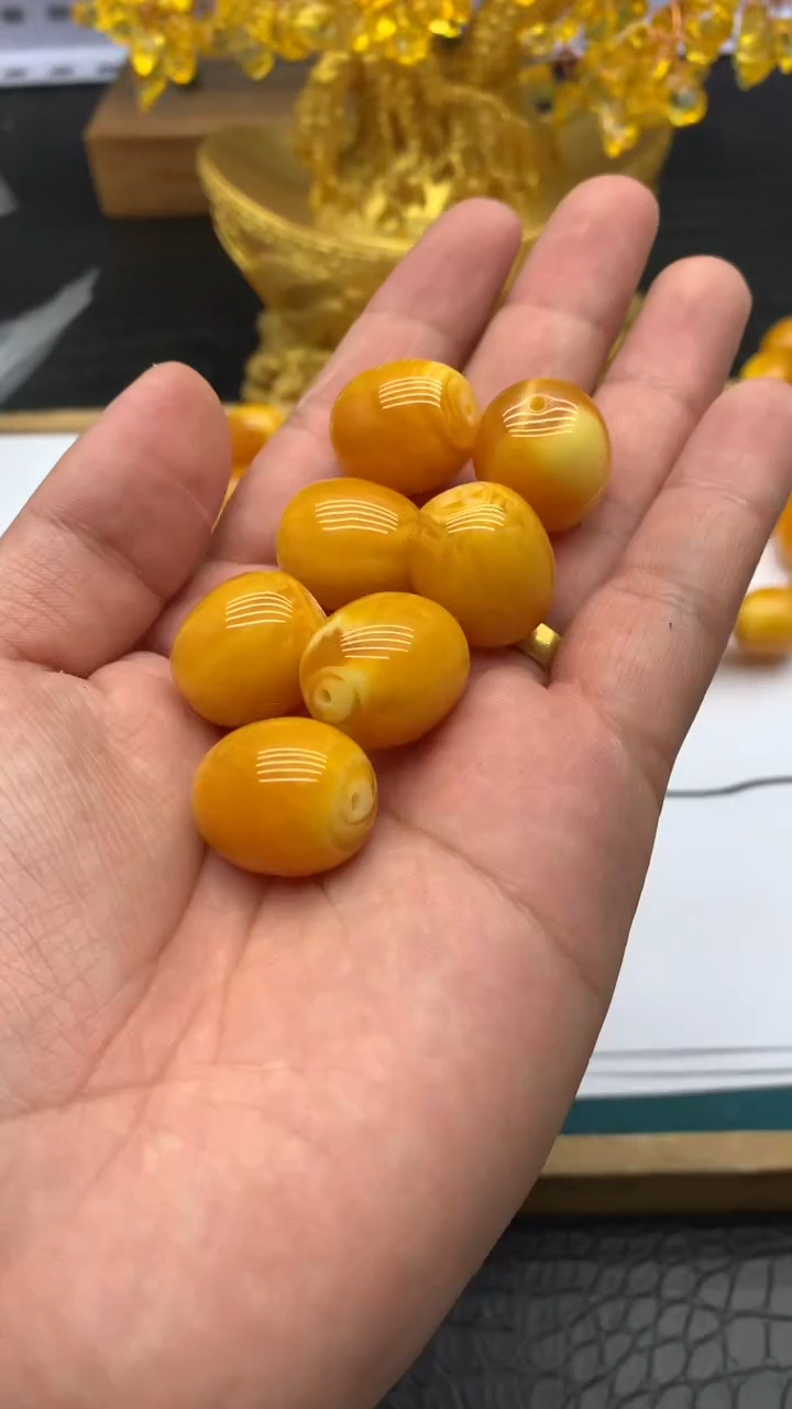 未镶嵌颈饰琥珀18蜜蜡单株