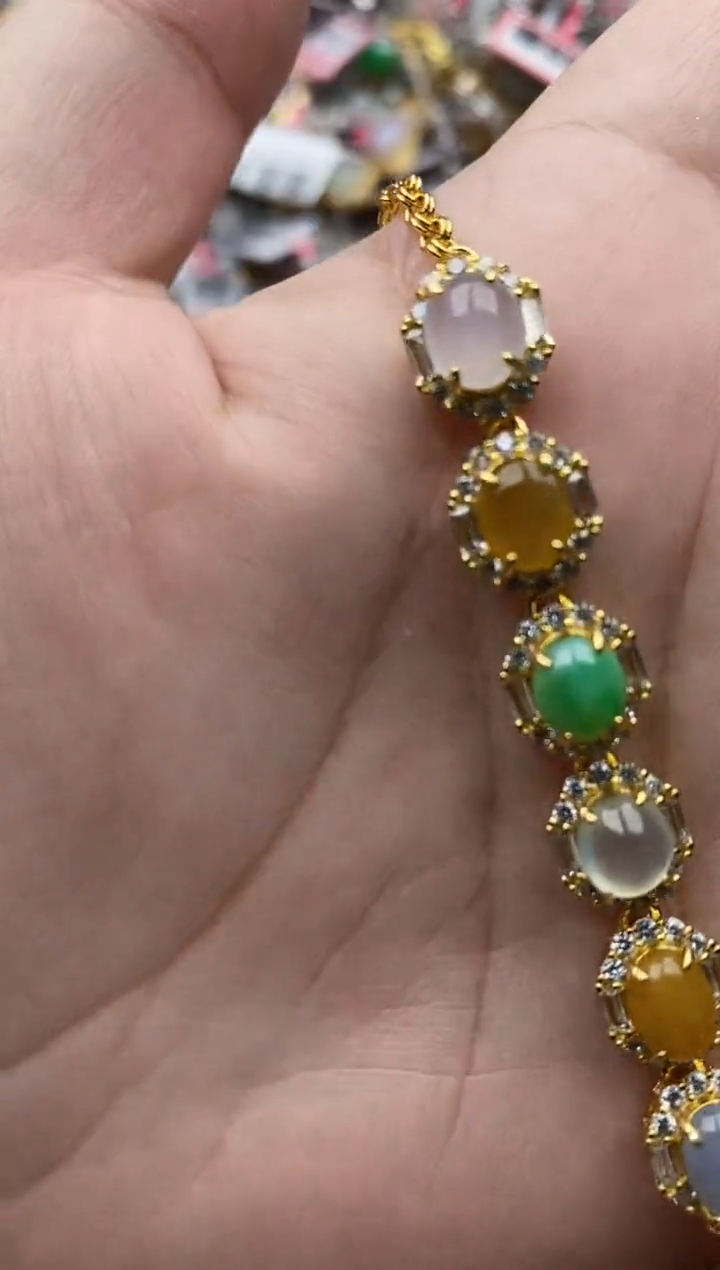 【闪购商品】翡翠戒指银S925镶嵌22222---7