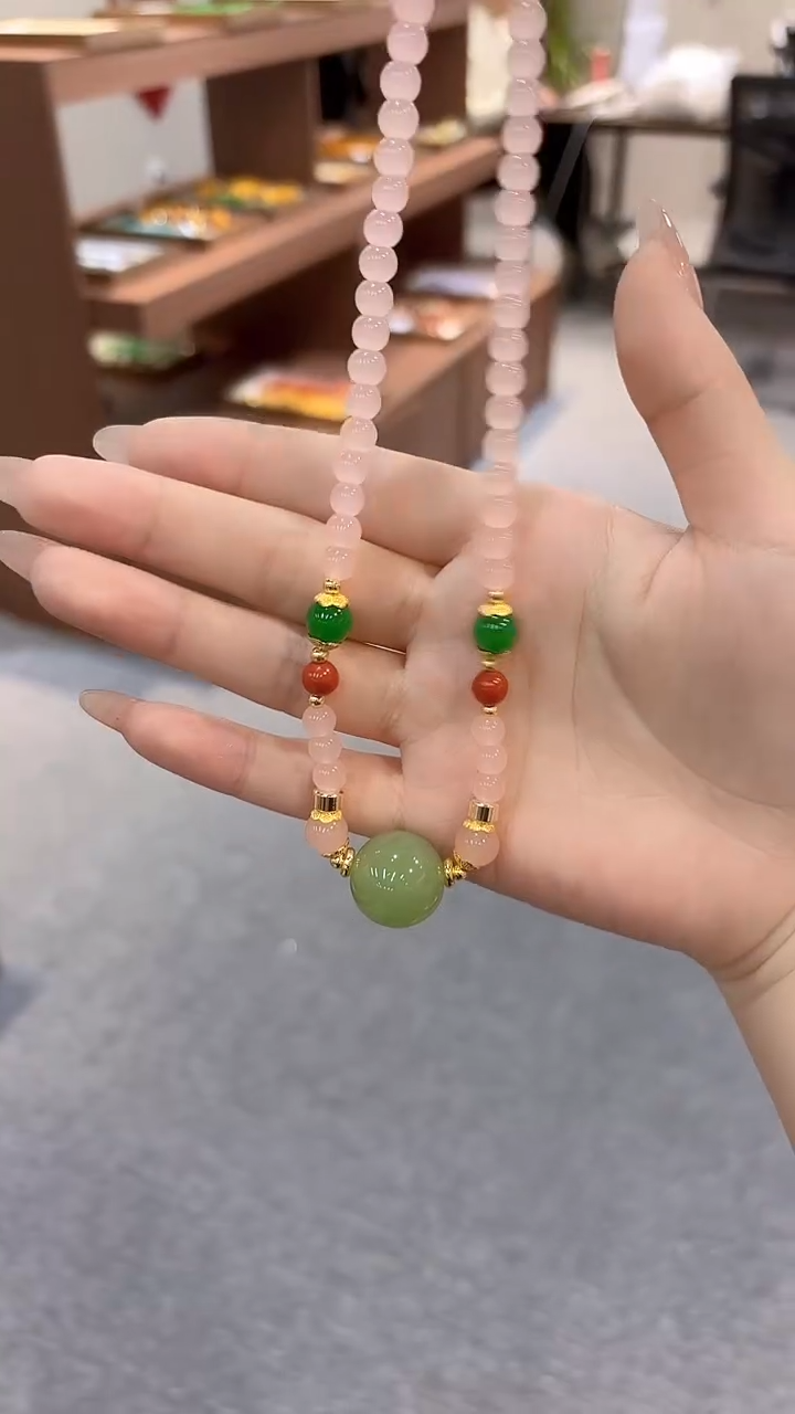 毛衣链未镶嵌和田玉DIY款M11