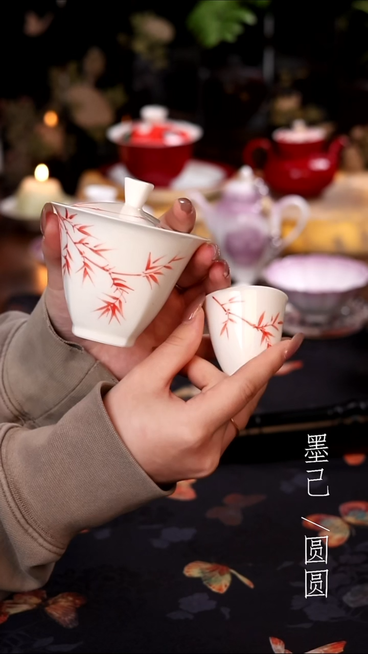 盖碗+茶杯             