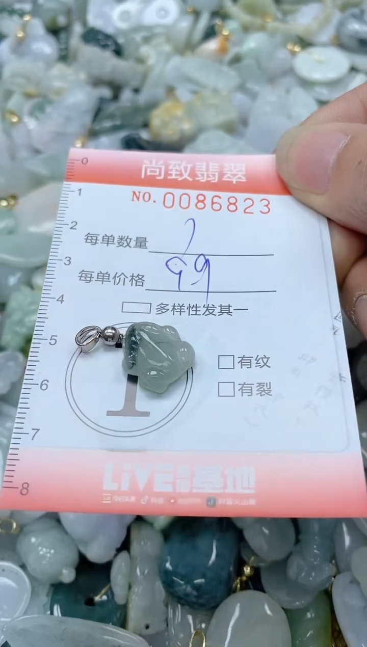 【闪购商品】翡翠颈饰未镶嵌闪购商品0086823