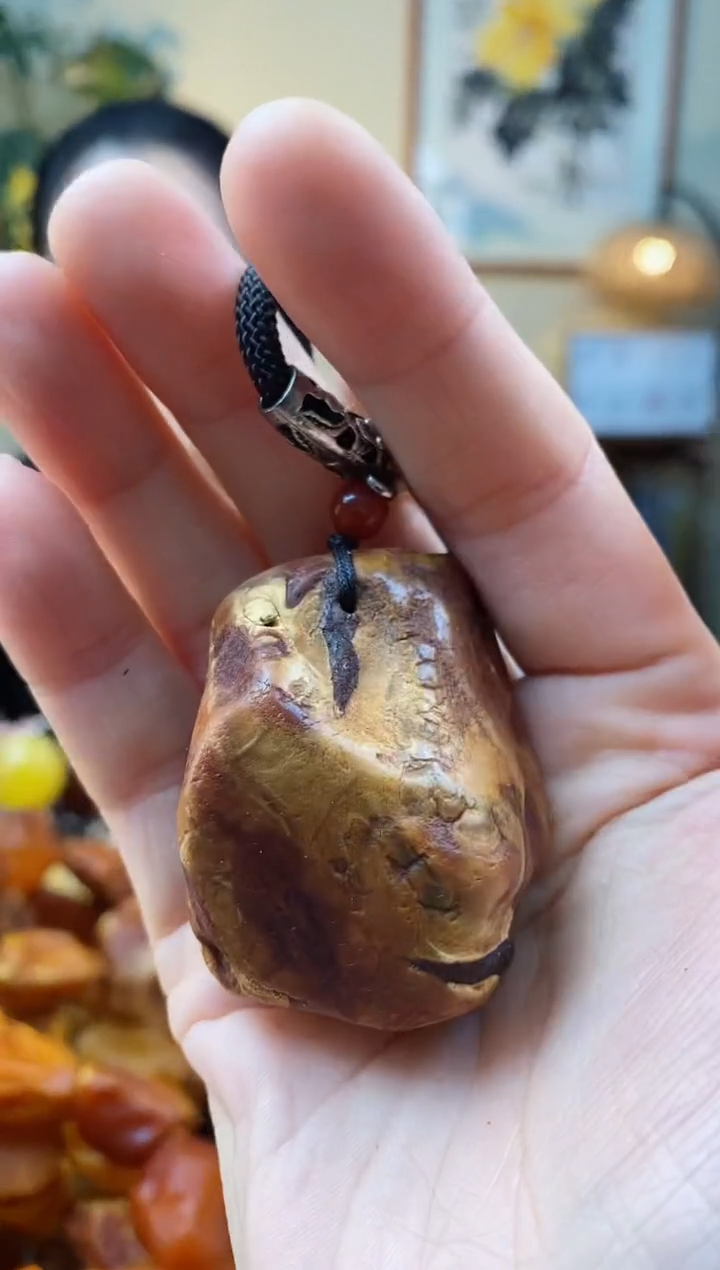 【闪购商品】琥珀颈饰未镶嵌吊坠