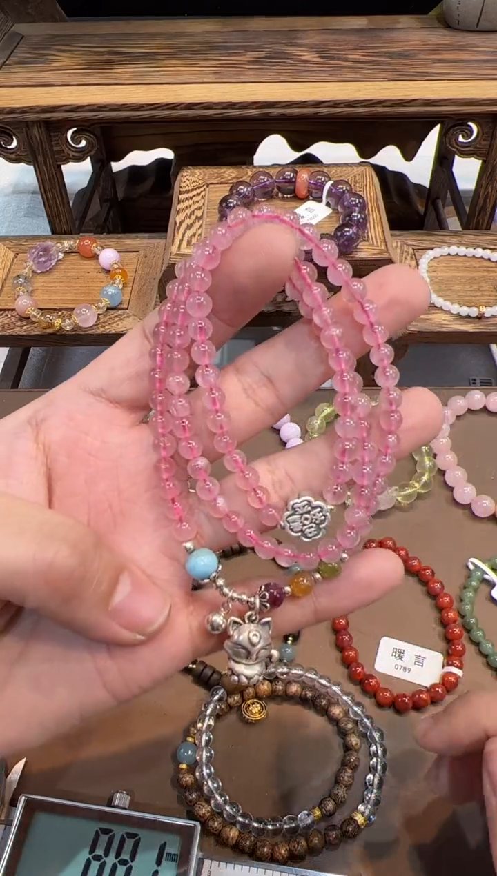 【闪购商品】水晶手串未镶嵌@@手饰