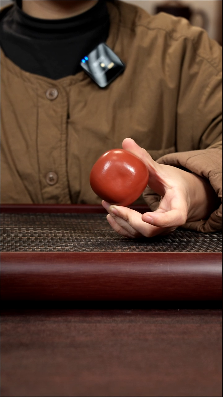 茶杯紫砂茶宠小石榴无礼盒-