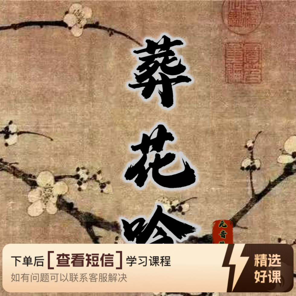 《葬花吟》古琴曲   移植曲（留意短信解锁课程）