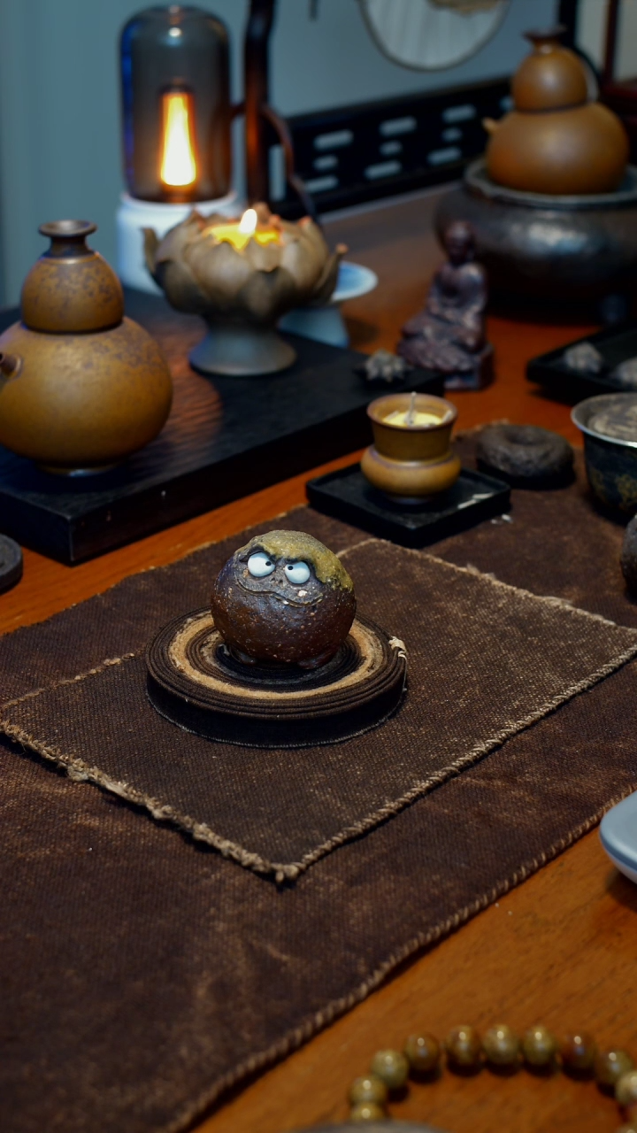 【闪购商品】手捏金蟾柴烧茶宠