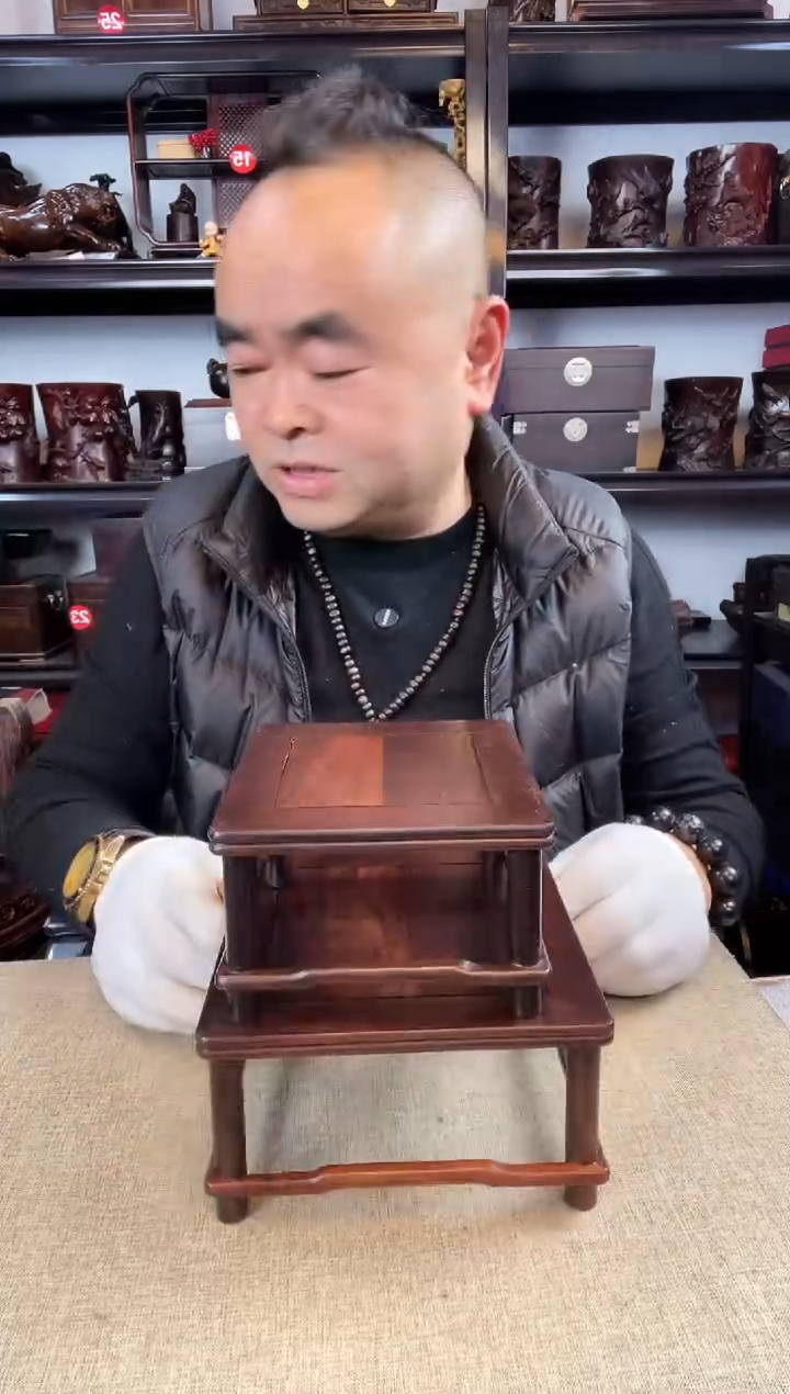 木老李红木工艺品551瑕疵