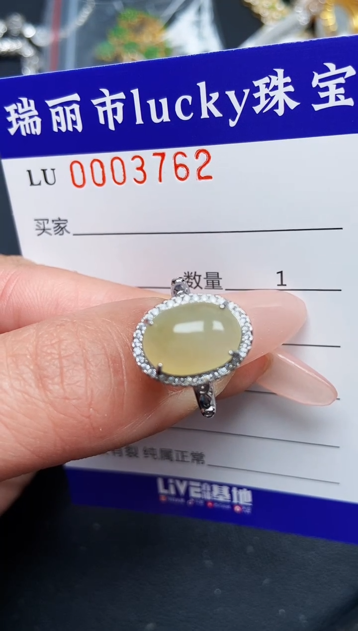 【闪购商品】翡翠颈饰银S925镶嵌3762