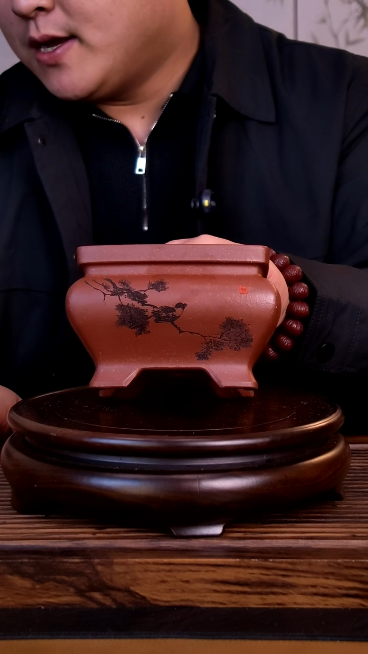 紫砂花盆紫砂花盆-内口10-7