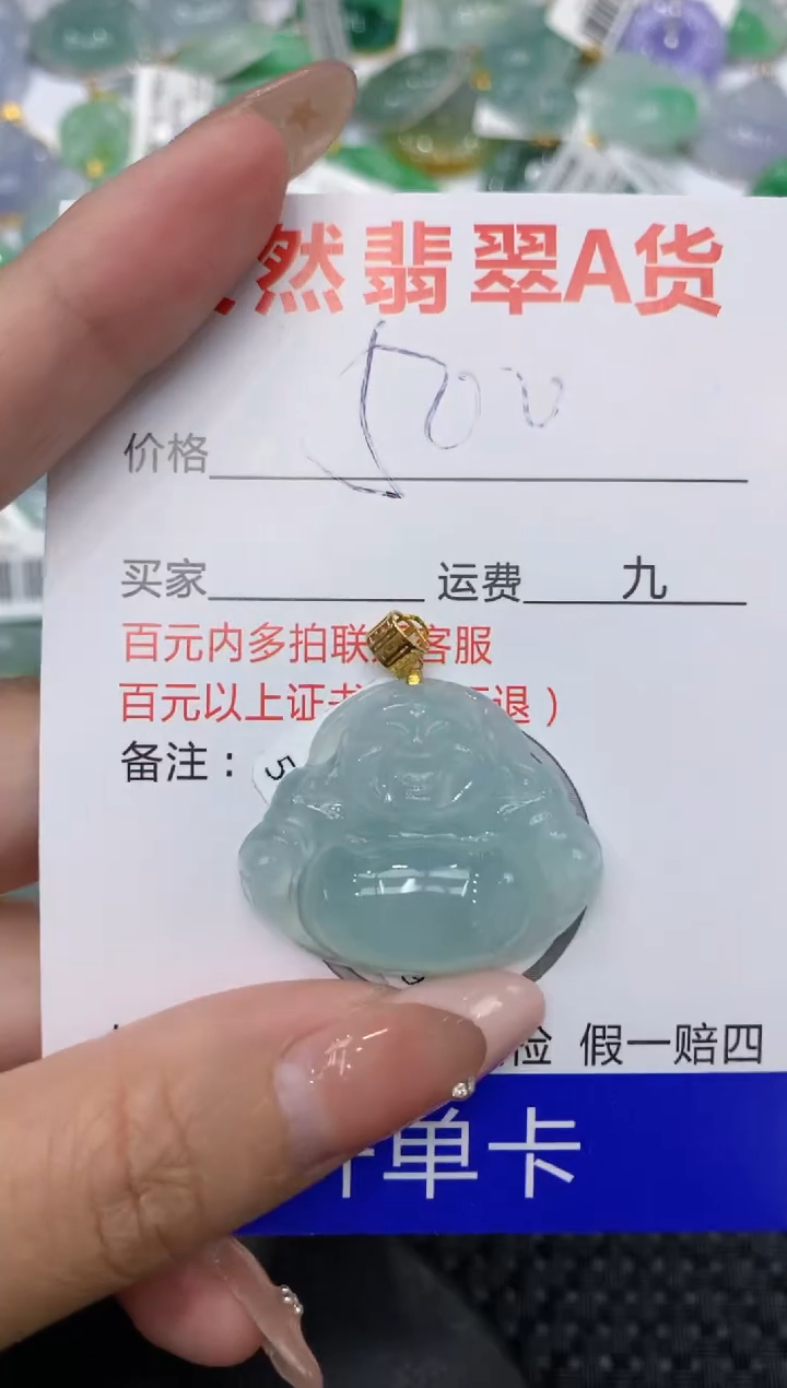 【闪购商品】翡翠颈饰18K金镶嵌111111111