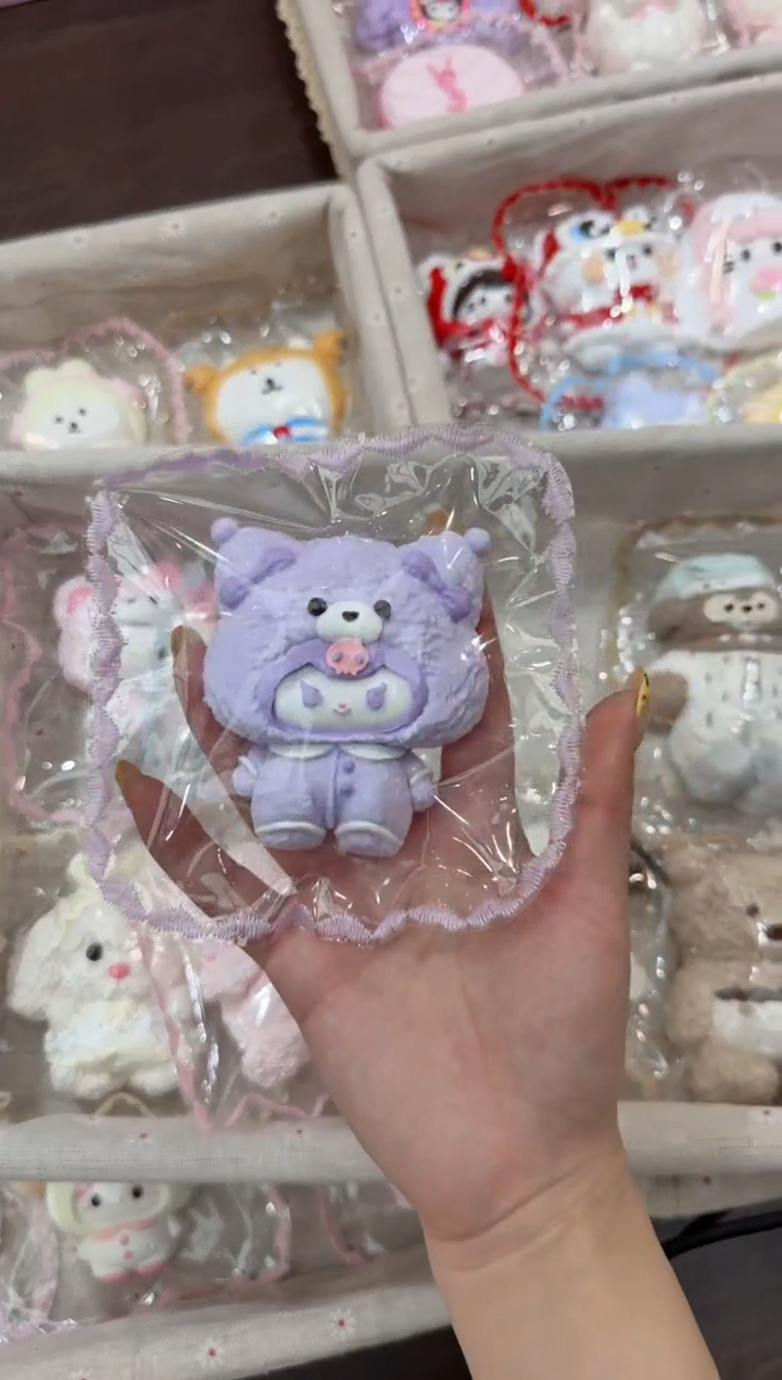 硅胶瑕疵小熊睡衣库洛米