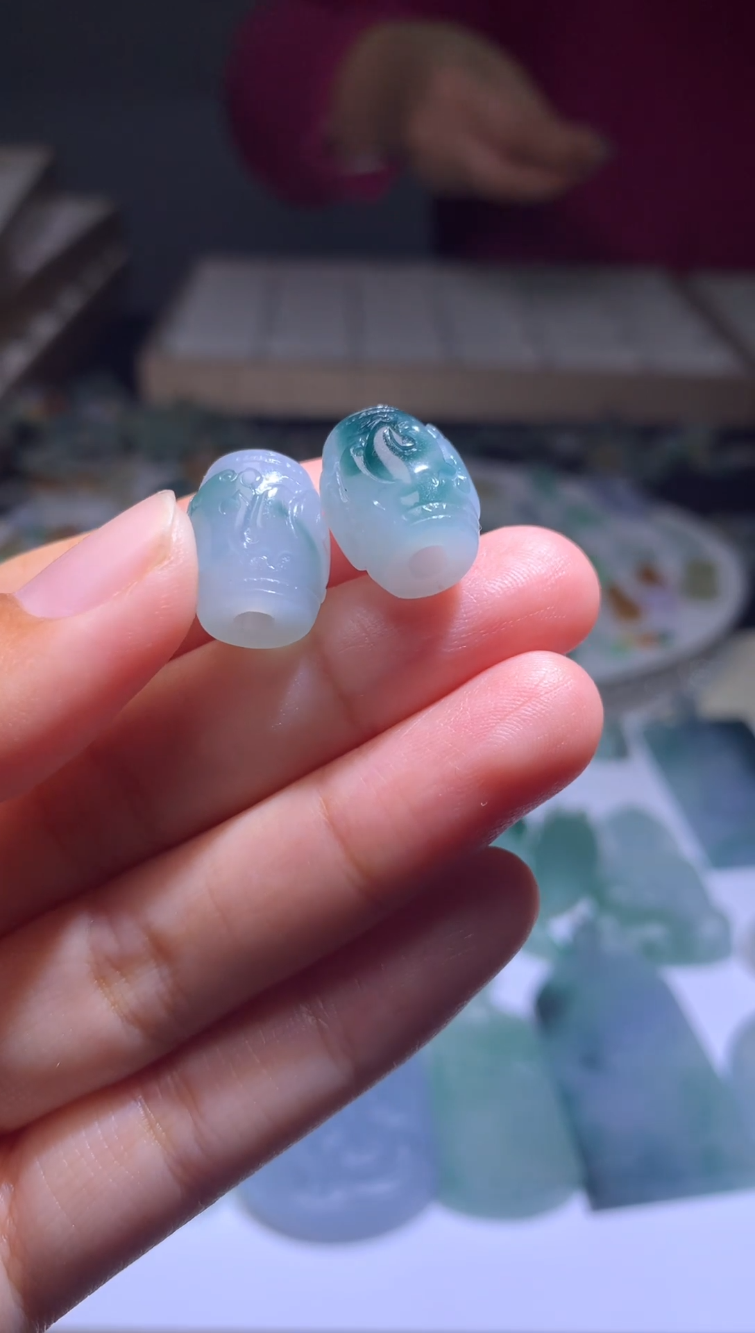 未镶嵌定制翡翠用****6毛货