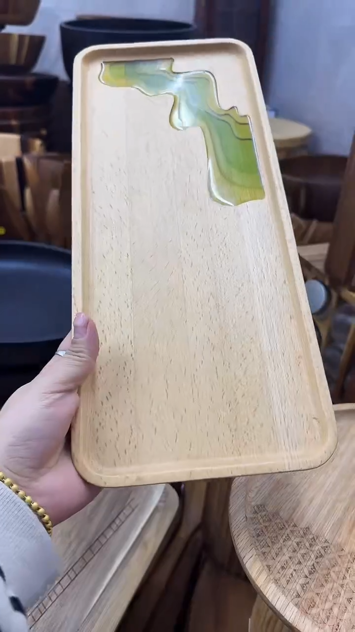 橡胶木托盘实木托盘