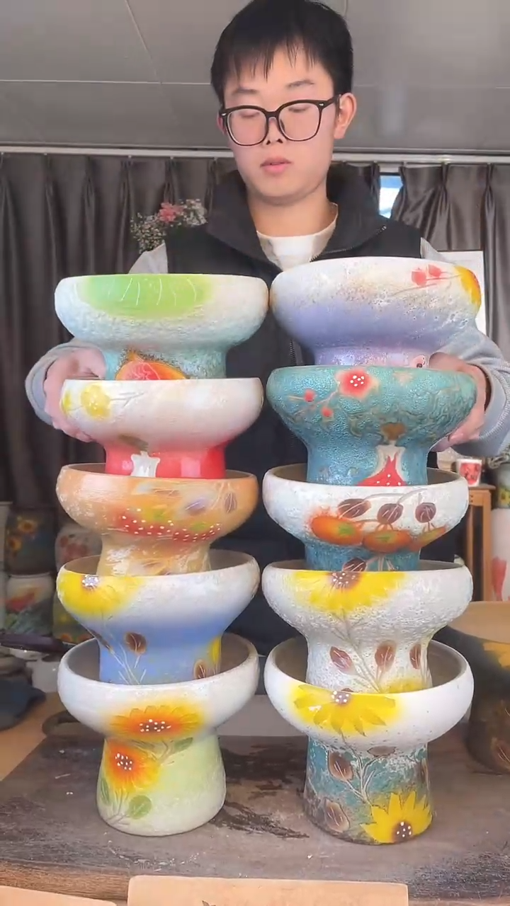 【闪购商品】摆件20-225口17高14 十个