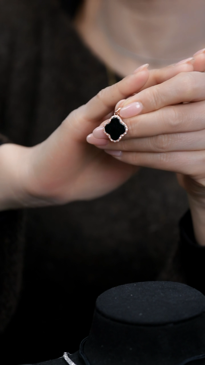 【闪购商品】翡翠颈饰银S925镶嵌颈饰