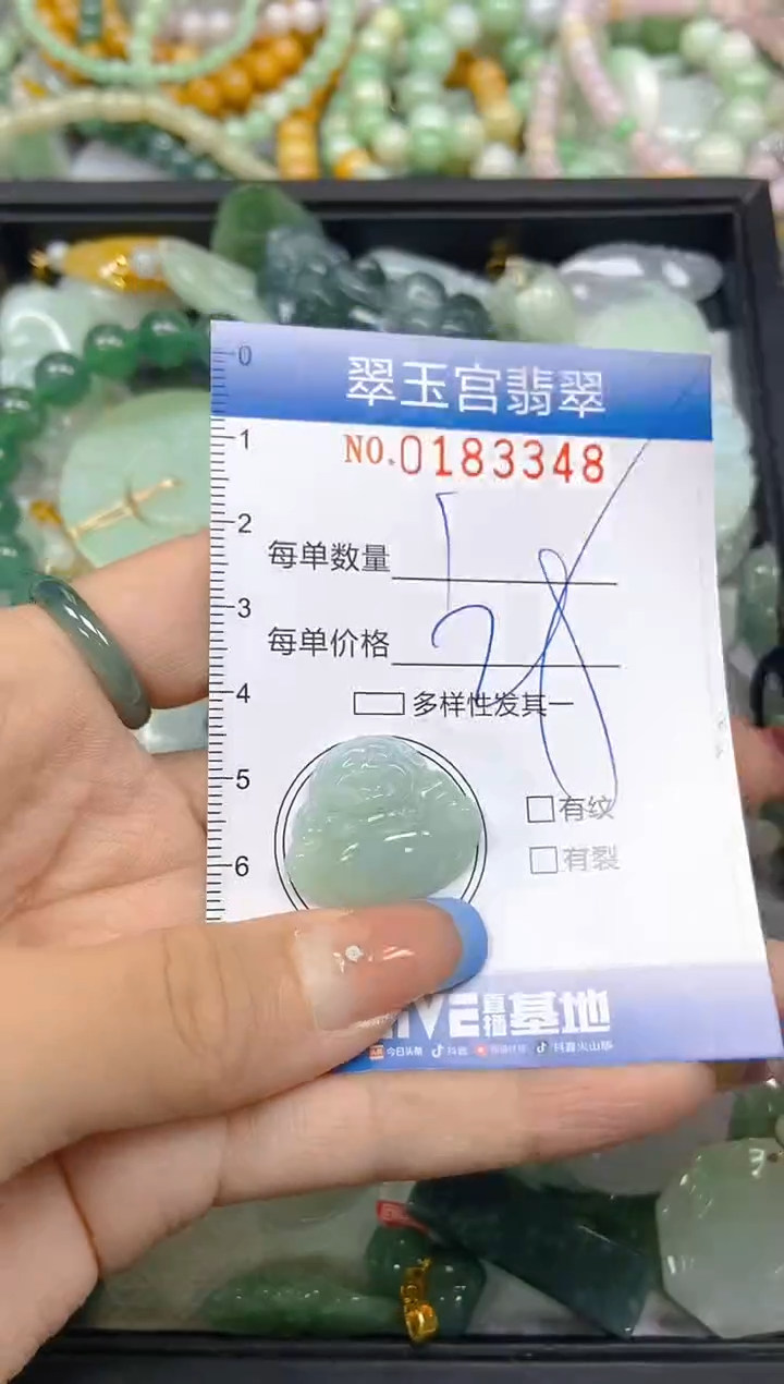 翡翠未镶嵌颈饰闪购0183348