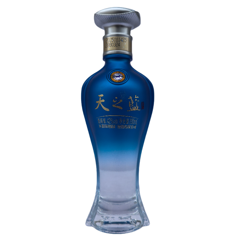 洋河天之蓝白酒42度100ml小酒版精美摆柜送礼收藏42度
