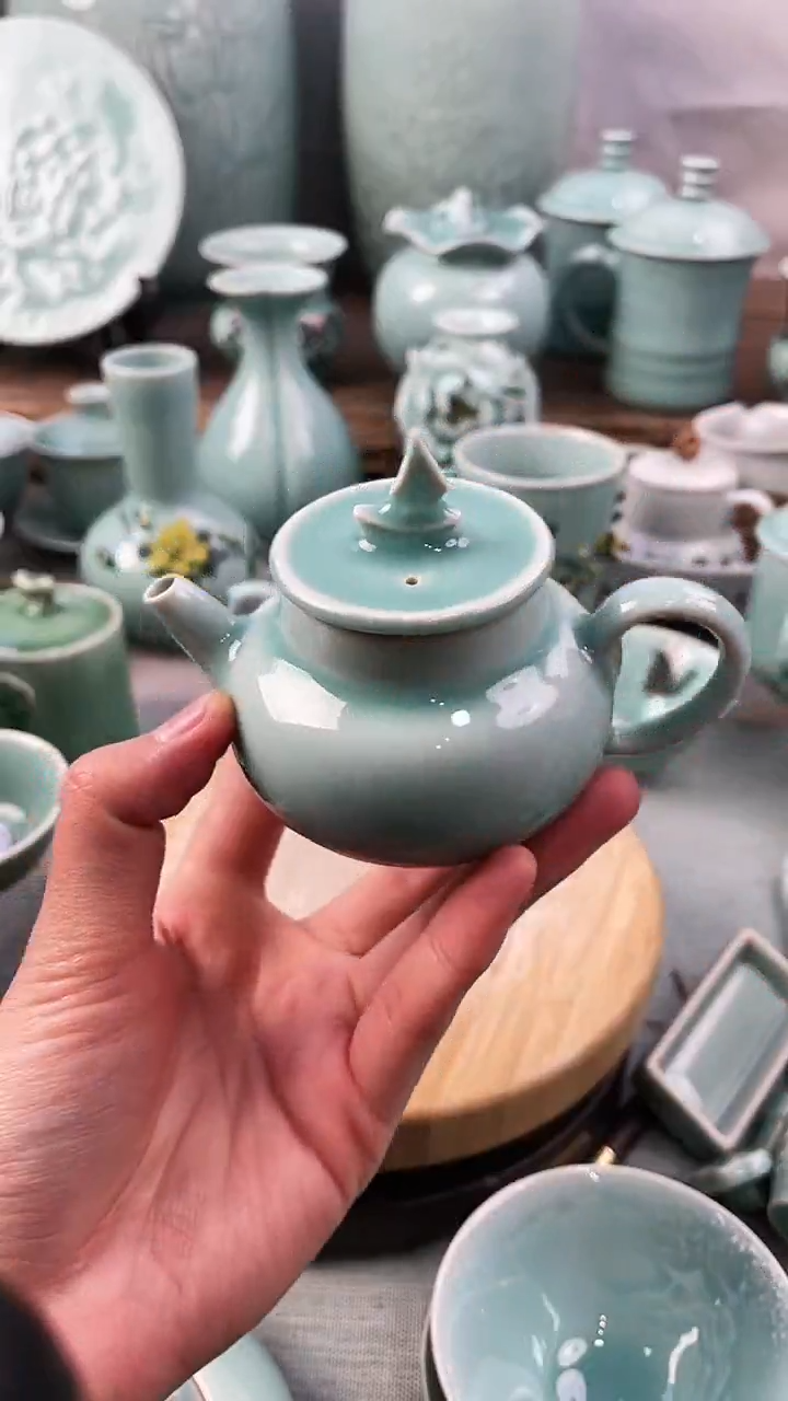 【闪购商品】特价 微瑕 慧仙青瓷