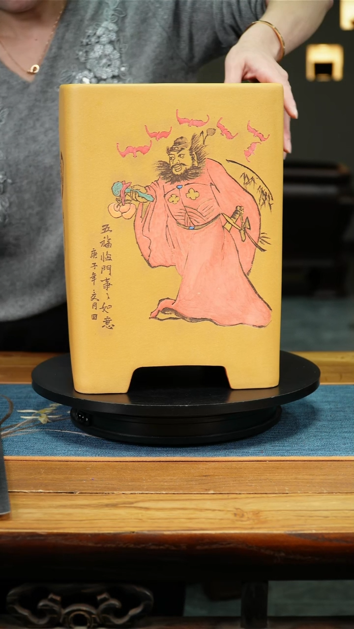 好*李超紫砂兰花盆