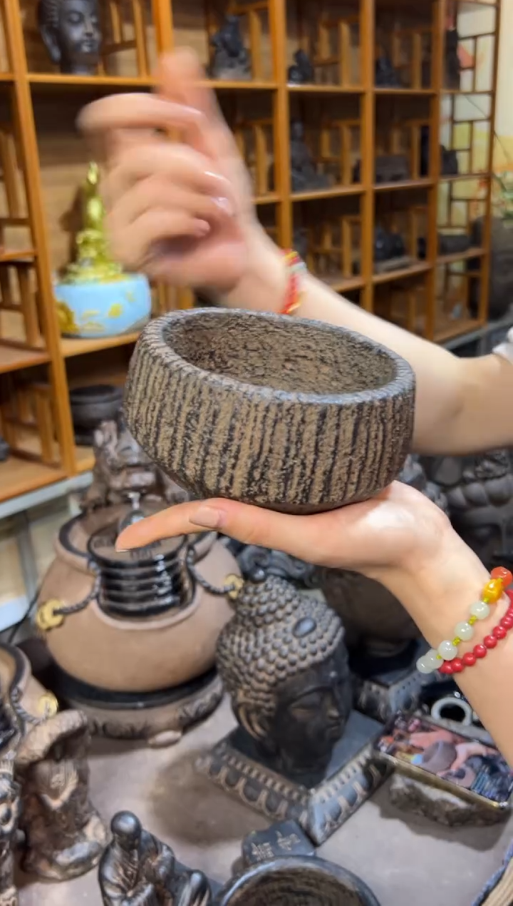 陶土【火山泥】小石钵