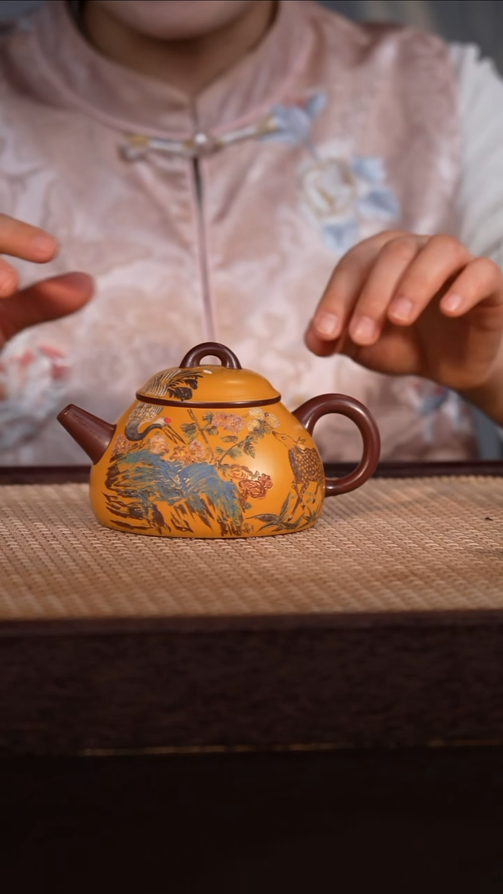 茶壶紫砂紫泥 270cc