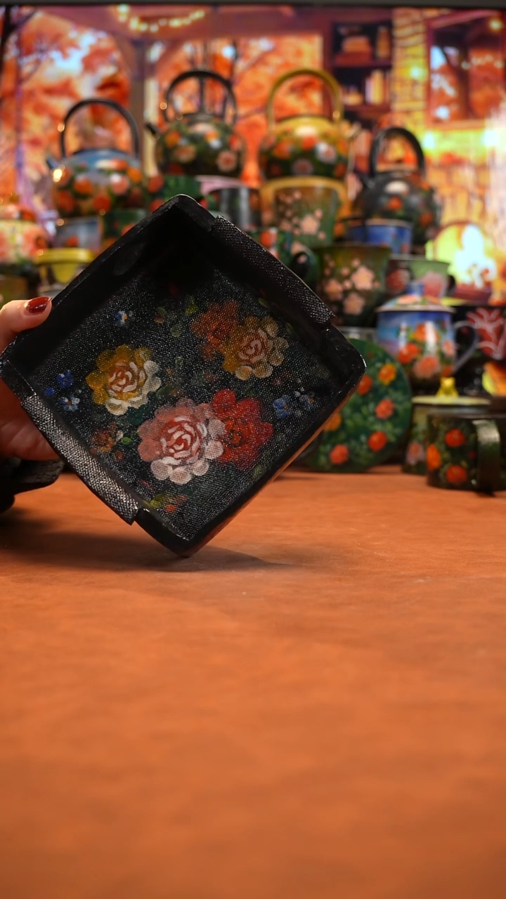 油画    釉下彩   盘