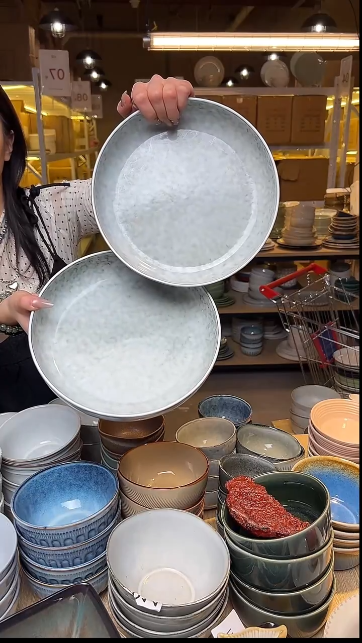 瓷192外贸尾货窑变釉下彩默外微瑕