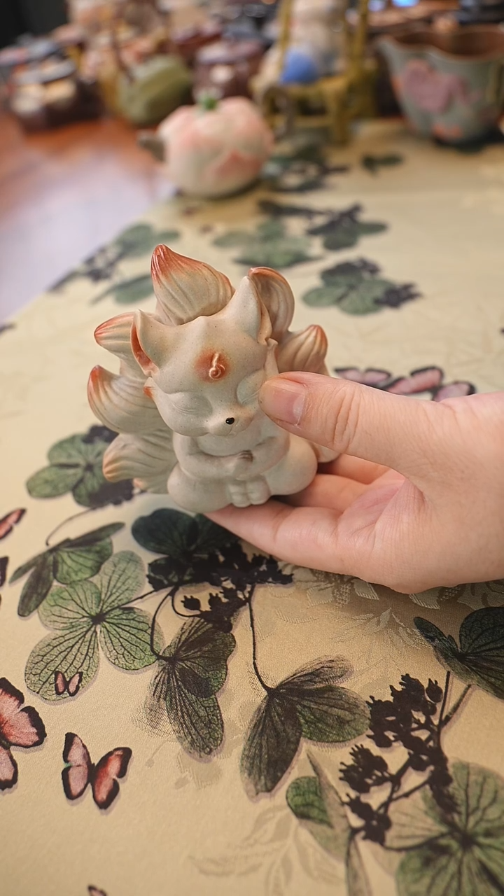 茶壶紫砂宜兴紫砂 九尾狐