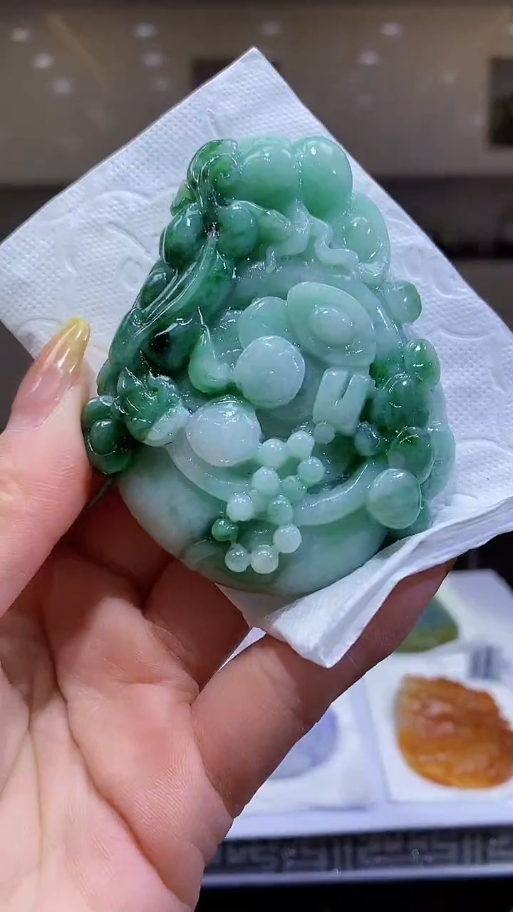 未镶嵌定制翡翠31/0102/W/花