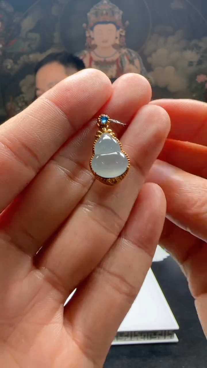 【闪购商品】翡翠颈饰未镶嵌L-@@QJSX122122多样性发其一