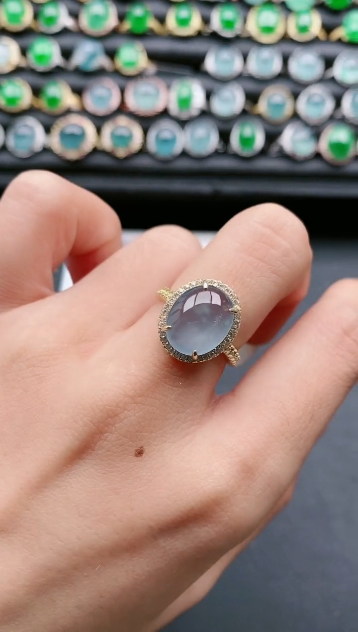 【闪购商品】翡翠戒指银S925镶嵌11111111111