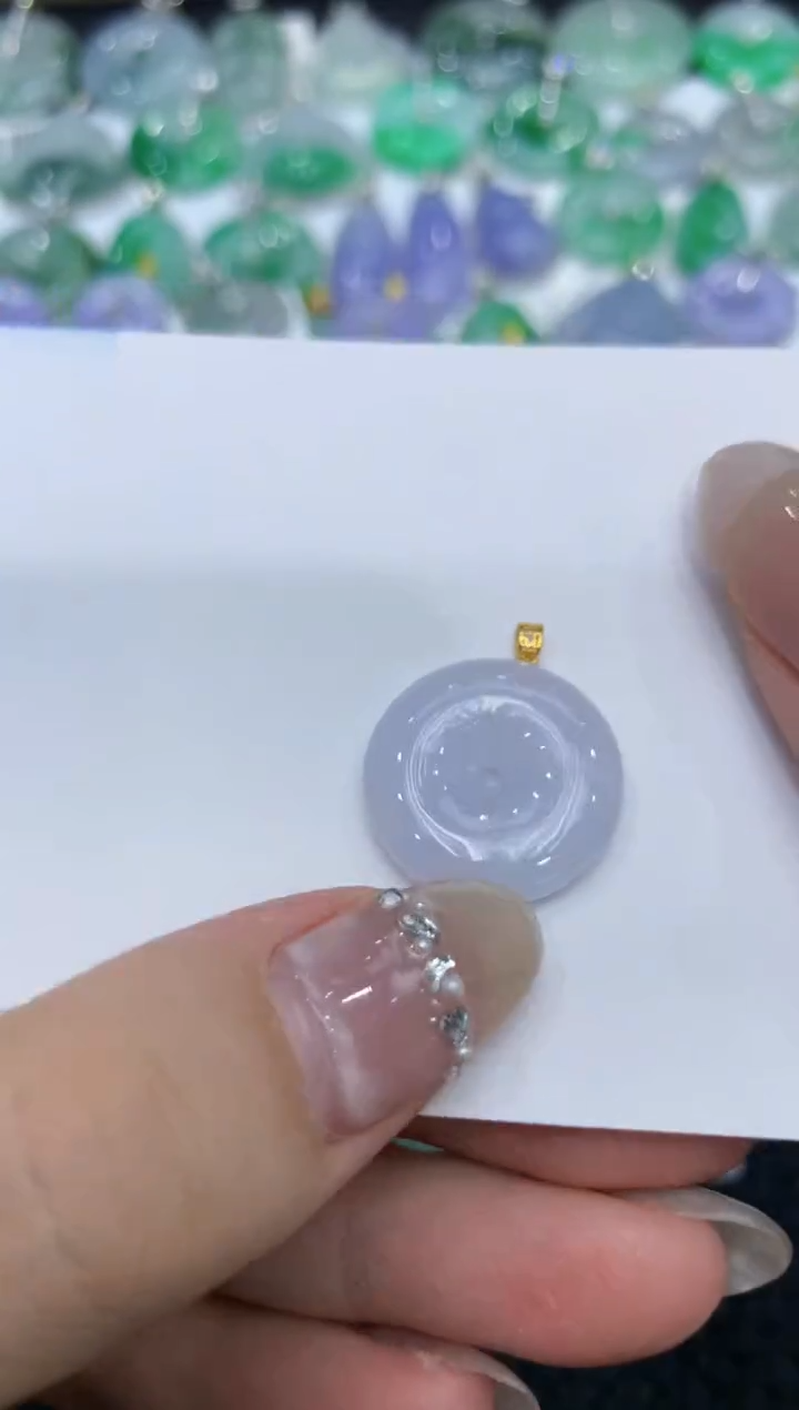 【闪购商品】翡翠颈饰18K金镶嵌 222222222