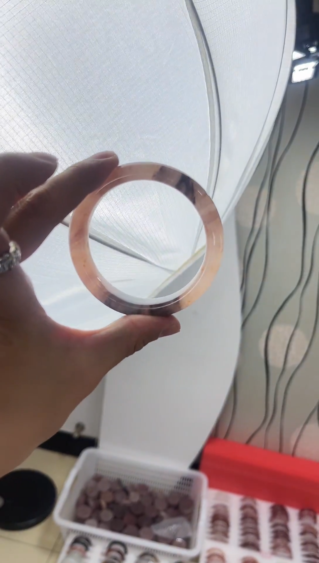 未镶嵌手镯石英质玉3-58