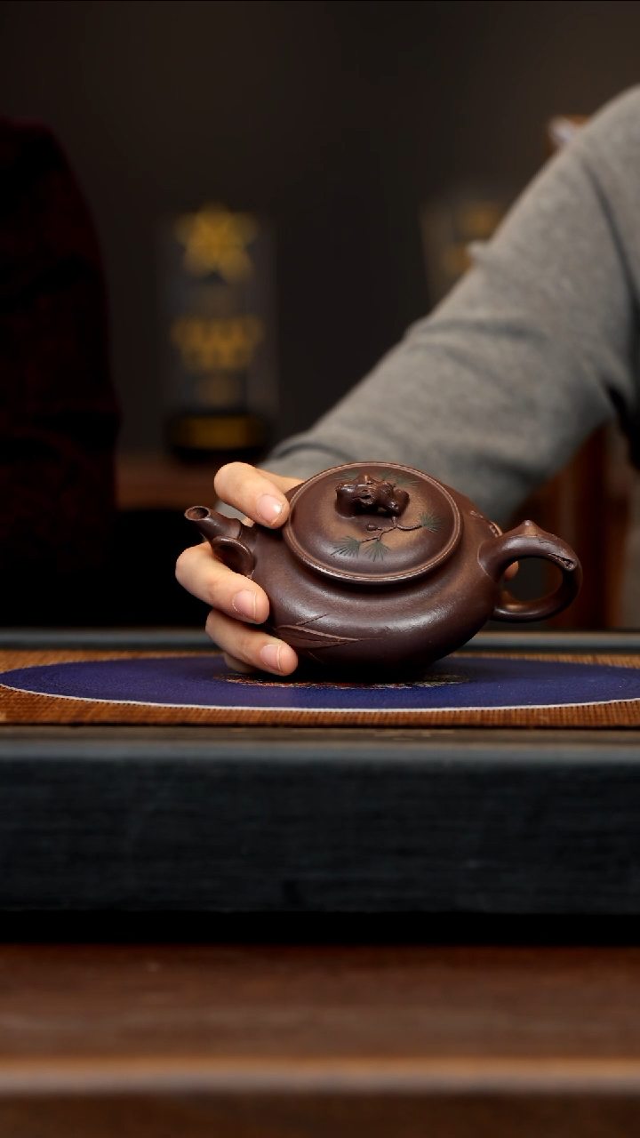 【闪购商品】紫砂茶壶LHQ 天青 三友 160cc