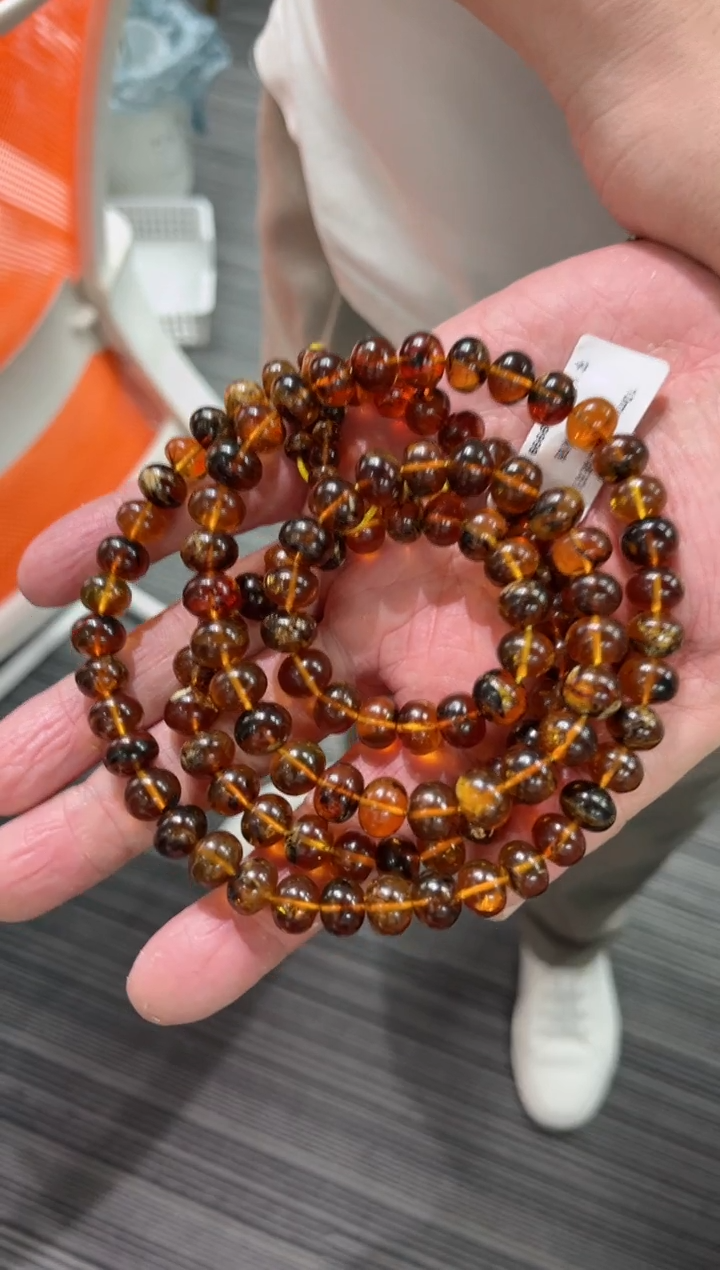【闪购商品】琥珀裸石未镶嵌抚顺琥珀花蜡10+108