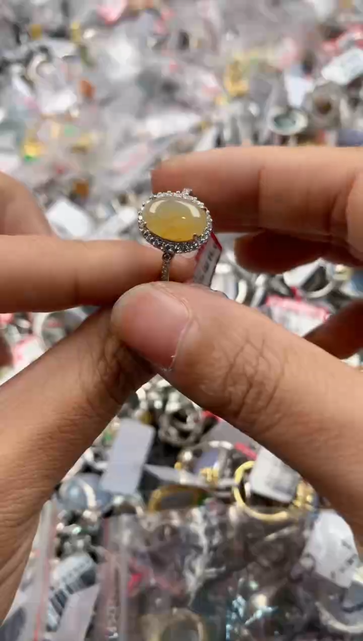 银S925镶嵌戒指翡翠11-11----3