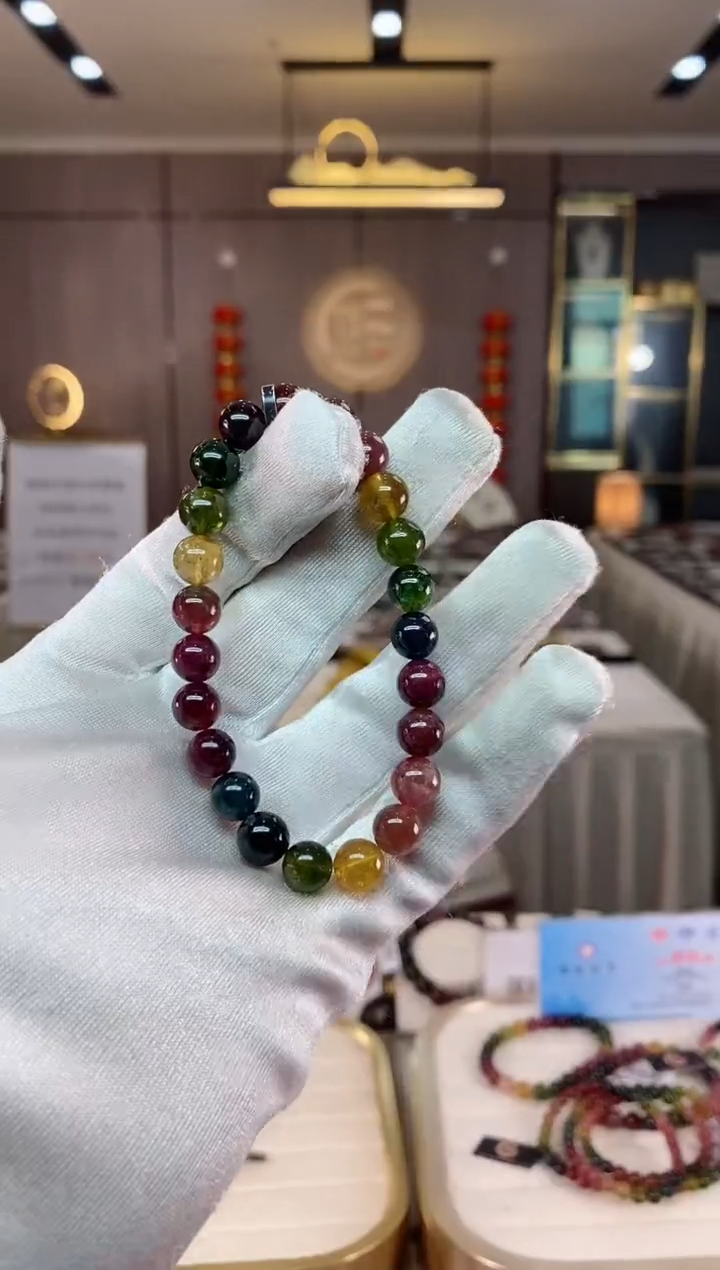 【闪购商品】碧玺单圈手串8mm+未镶嵌（多样性发一条）xion