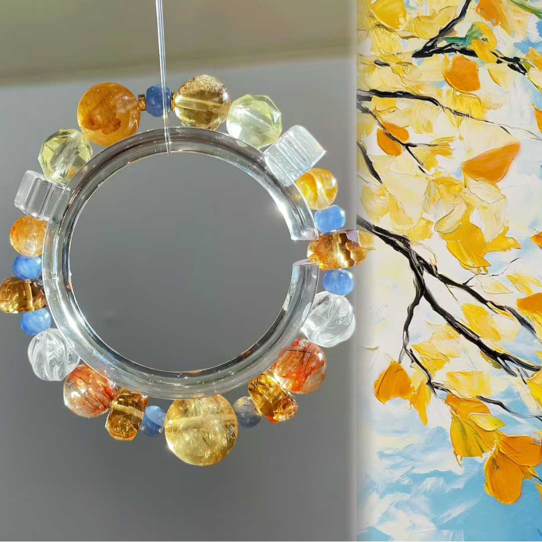 【珞宁专属】黄水晶设计款手串（多样性发一）