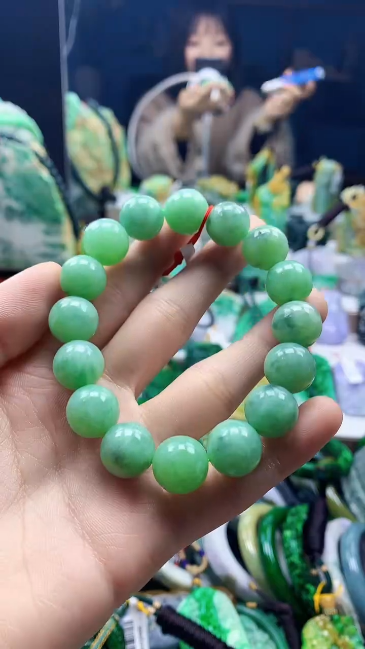 颈饰未镶嵌翡翠天然缅甸a货翡翠卡12+