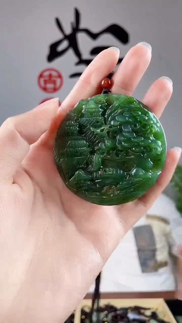 和田玉未镶嵌颈饰拍一发一，多样性发货