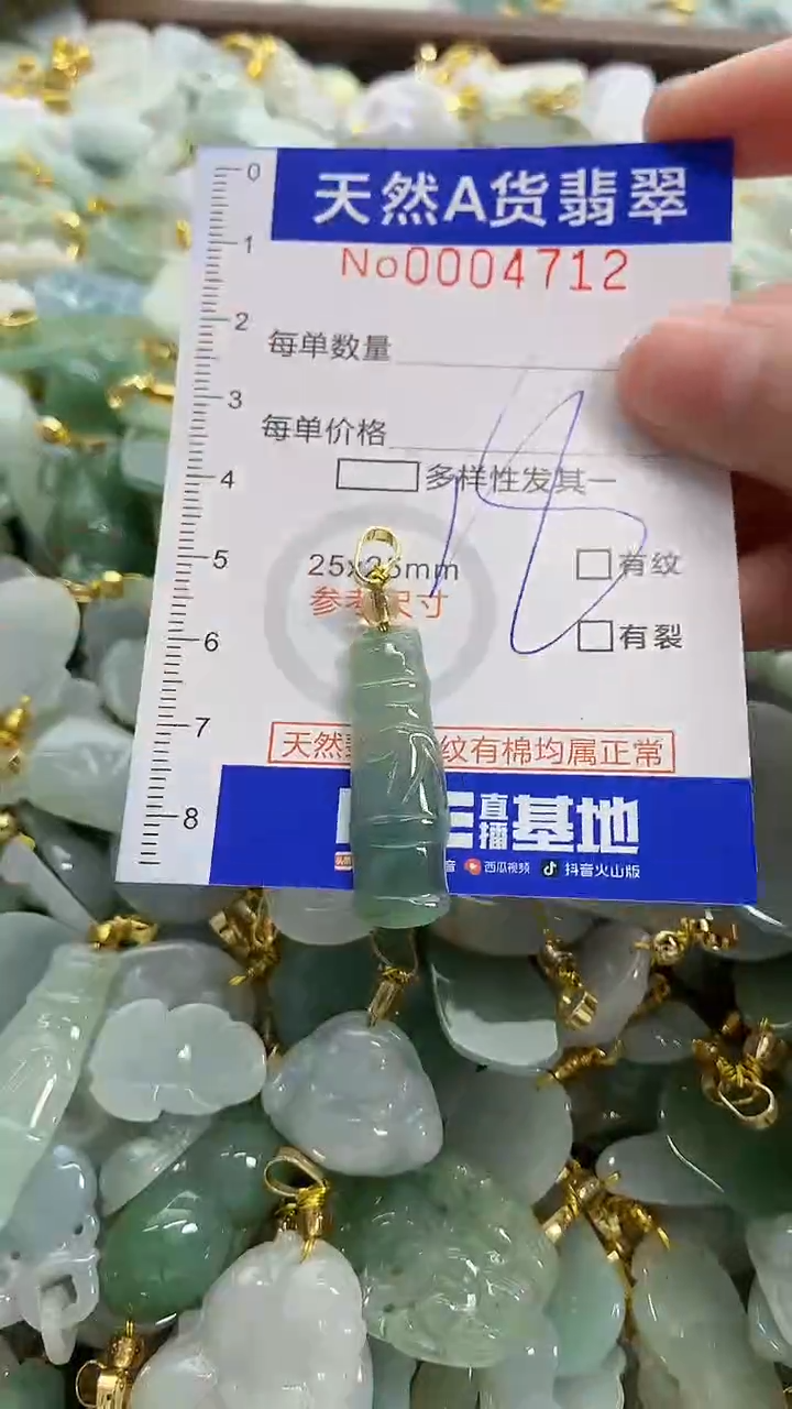 颈饰未镶嵌翡翠天然A货翡翠