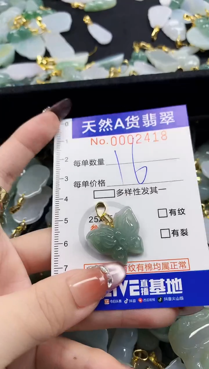 颈饰未镶嵌翡翠天然A货翡翠
