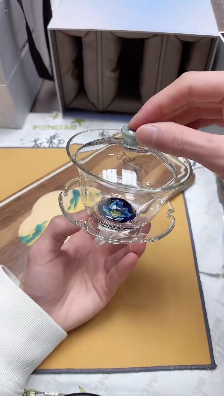 【闪购商品】其他风谜花语瑾卉盖碗